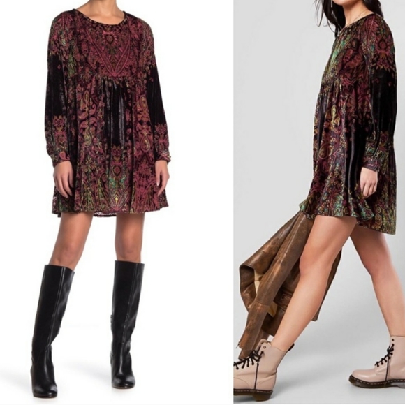 Free People - Velvet Mirror Mirror Dress - Picture 4 of 4